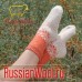 Носки женские шерстяные оранжевые снежинки